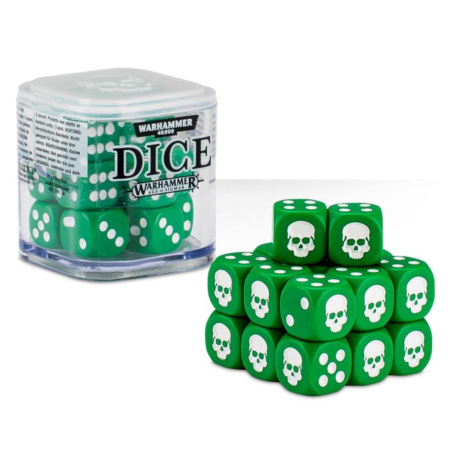 Games Workshop Dice - Green